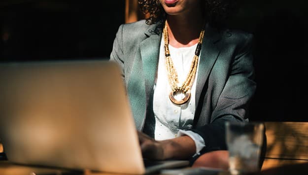woman using concur solution
